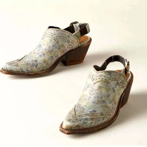 Liberty Black Mila sling back booties SZ  7